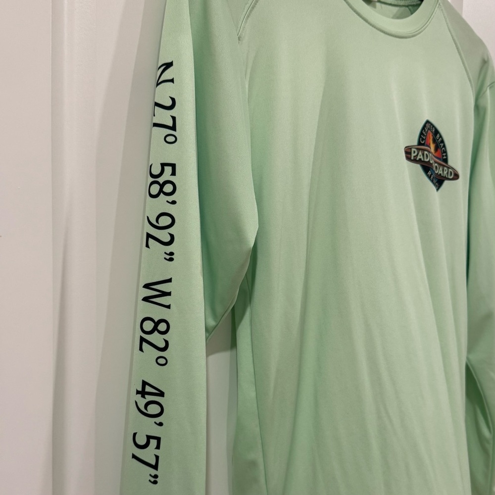 Lime Green Paddleboard Logo Shirt - Picture 2 of 6